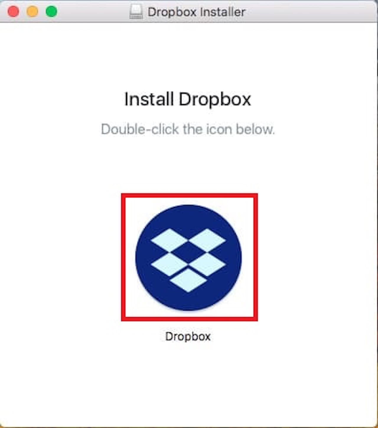 Dropboxをダウンロードしてインストールする方法③