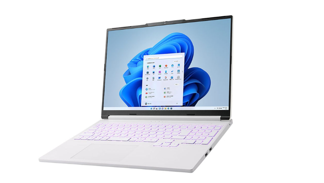 Blenderのおすすめノートパソコン6台目：マウスコンピューターの『NEXTGEAR J6-A7G60WT-B』