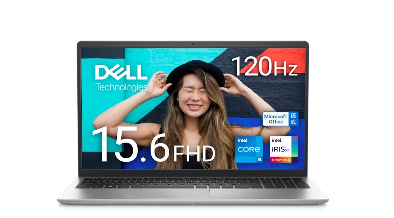 Amazonで買えるおすすめノートパソコン6台目：Dell Inspiron15 3520