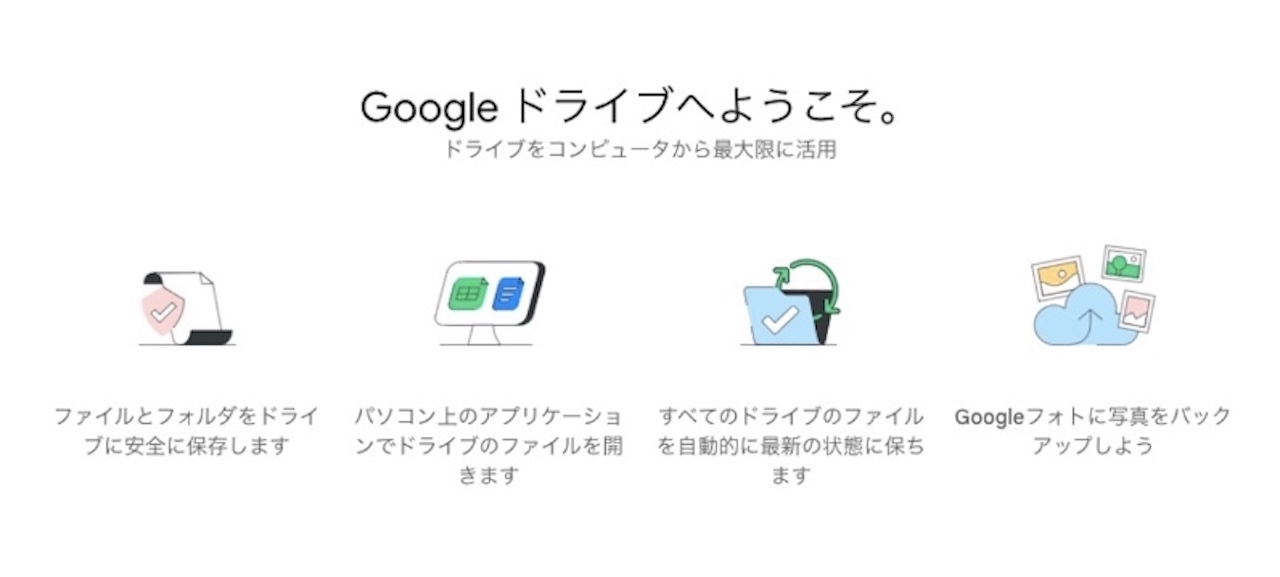 Mac】GoogleドライブをFinderに追加・表示する方法