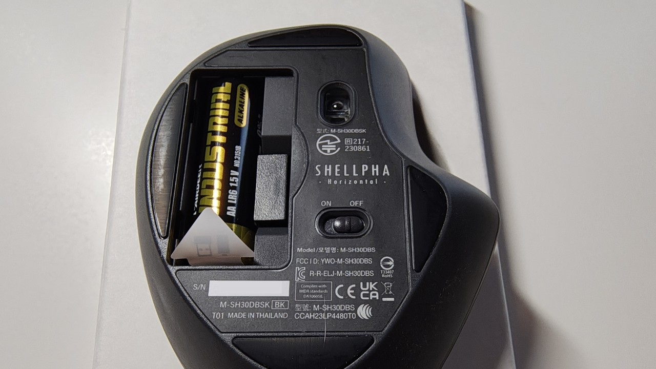 SHELLPHA M-SH30DBSKBKの裏側