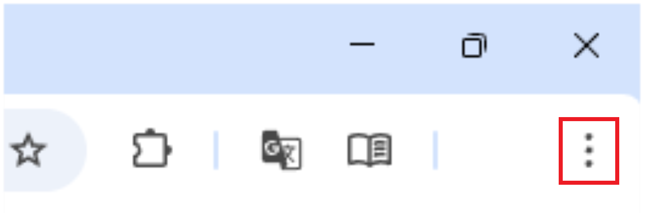 リーディングモードをツールバーに固定する方法③