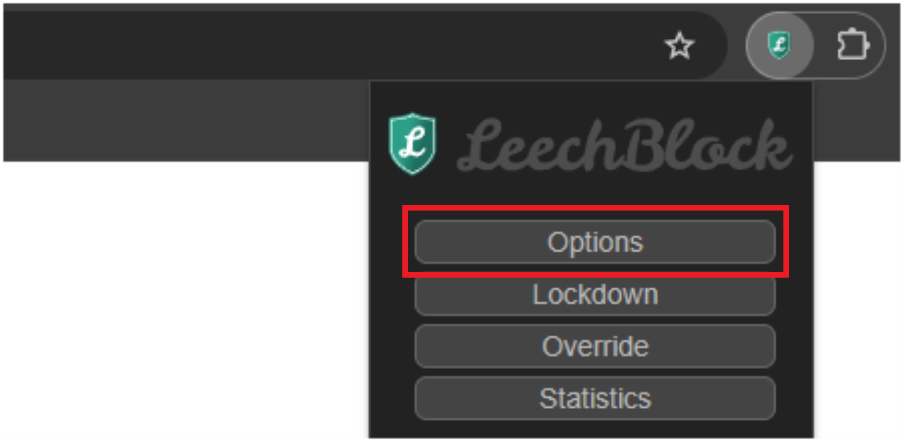 LeechBlock NGの設定画面③
