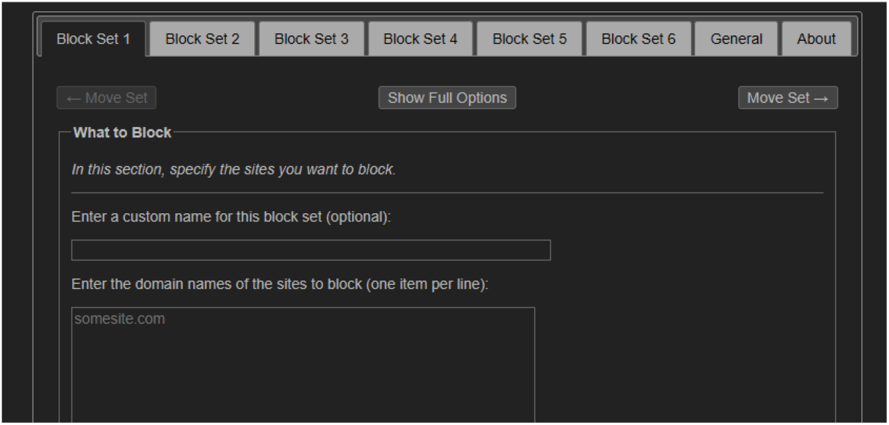 LeechBlock NGの設定画面④