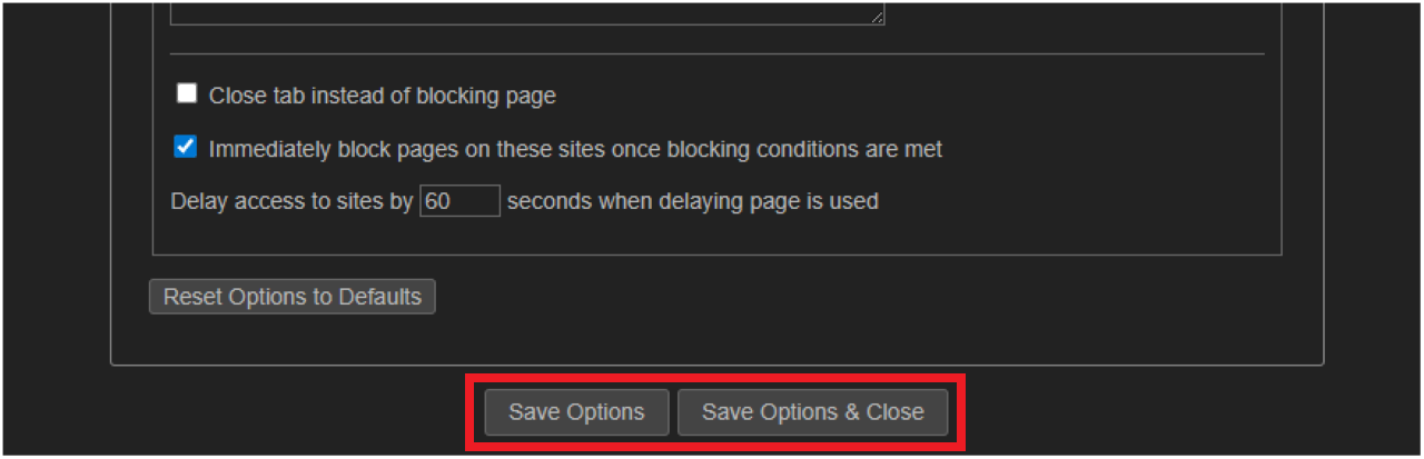 LeechBlock NGの設定を保存する方法